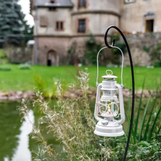 Feuerhand Lantern Holder, Hanging Ground Spike for Your Outdoor Fuel Lamp, Powder-coated Steel, 63.8 inches high {6}