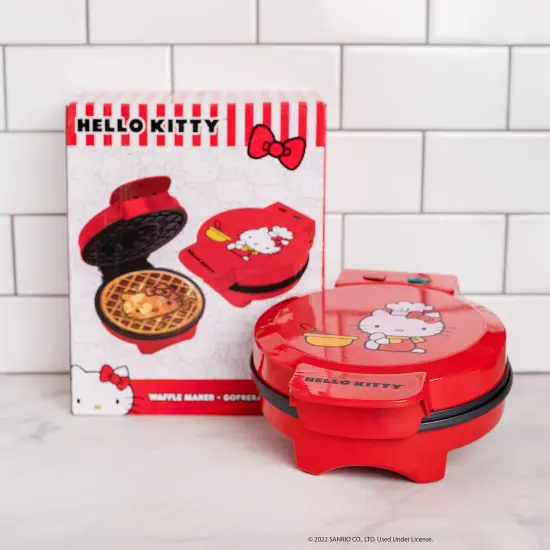 Uncanny Brands Hello Kitty Waffle Maker {4}