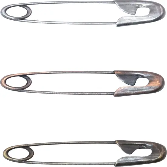 Idea-Ology Mini Metal Safety Pins 48/Pkg-3 Colors {2}