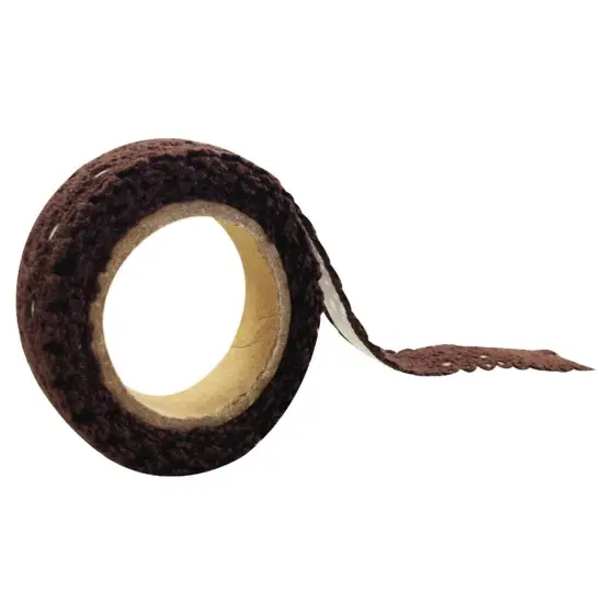 Wrapables Decorative Lace Tape Brown {2}
