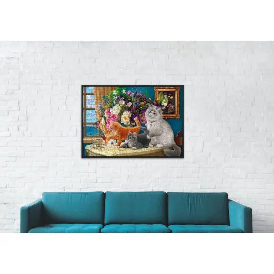 Sunsout Kitten Tableau 500 pc Jigsaw Puzzle 42929 {6}