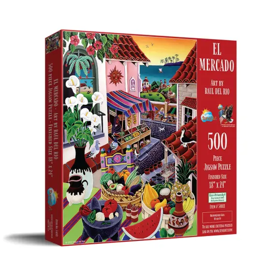 Sunsout El Mercado 500 pc Jigsaw Puzzle 54011 {3}
