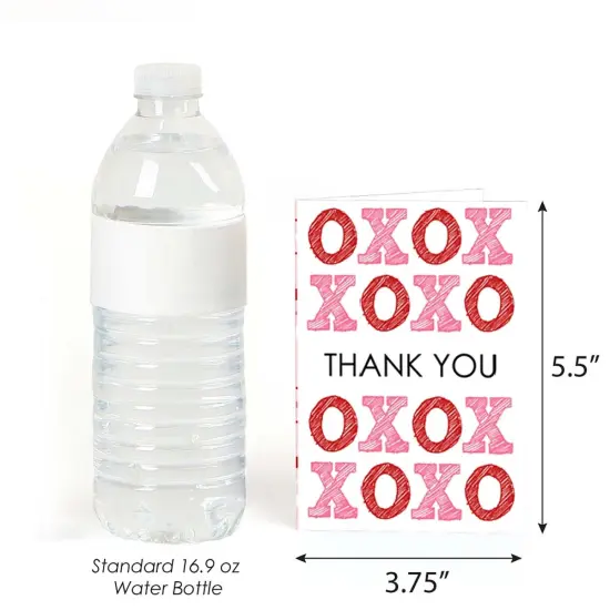 Big Dot of Happiness Conversation Hearts - Valentine's Day Party Thank You Cards (8 count) {4}