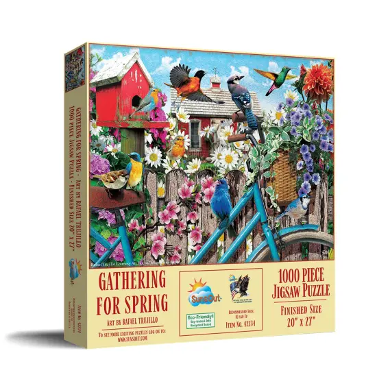 Sunsout Gathering for Spring 1000 pc Jigsaw Puzzle 42234 {3}