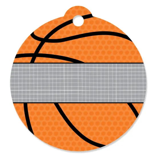 Big Dot of Happiness Nothin' but Net - Basketball - Baby Shower or Birthday Party Favor Gift Tags (Set of 20) {1}