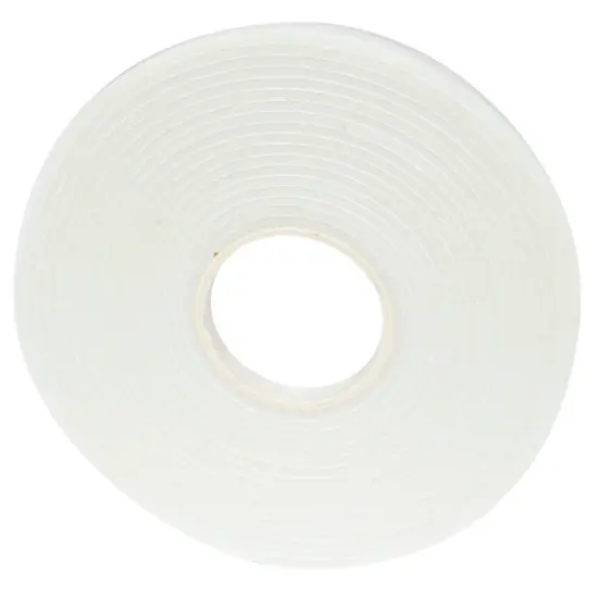 Sticky Thumb Double-Sided Foam Tape 3.94 Yards-White, 0.25"X2mm {2}