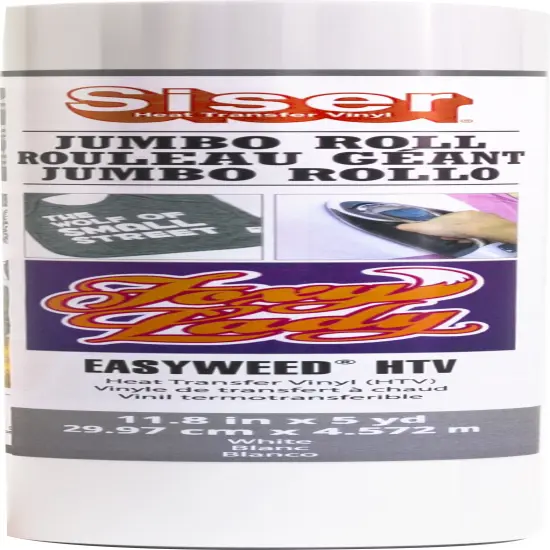 Siser EasyWeed HTV Vinyl 11.8"X5yd Roll-White {1}
