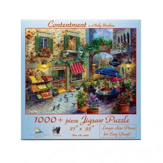 Sunsout Contentment 1000 pc Large Pieces Jigsaw Puzzle 19283 {4}