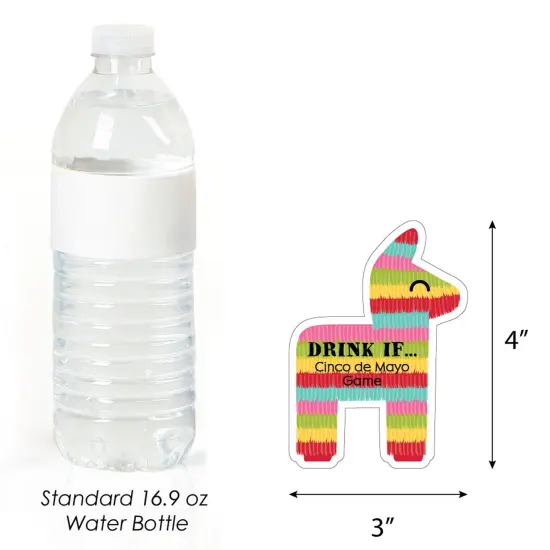 Big Dot of Happiness Drink If Game - Cinco de Mayo - Fiesta Party Game - 24 Count {4}