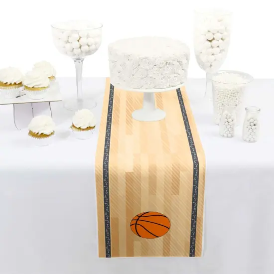 Big Dot of Happiness Nothin' but Net - Basketball - Petite Baby Shower or Birthday Party Paper Table Runner - 12 x 60 inches {3}