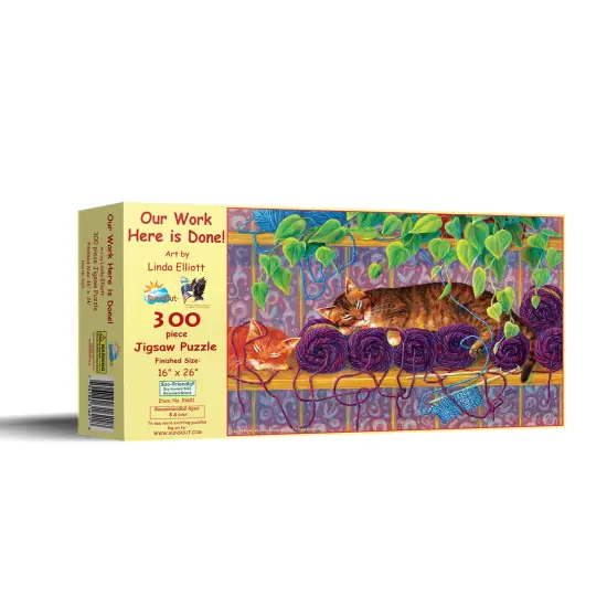 Sunsout Our Work is Done Here 300 pc Jigsaw Puzzle 31621 {3}