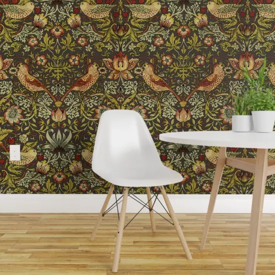 Pre-Pasted Wallpaper 2FT Wide Custom Pre-pasted Wallpaper by Spoonflower {1}