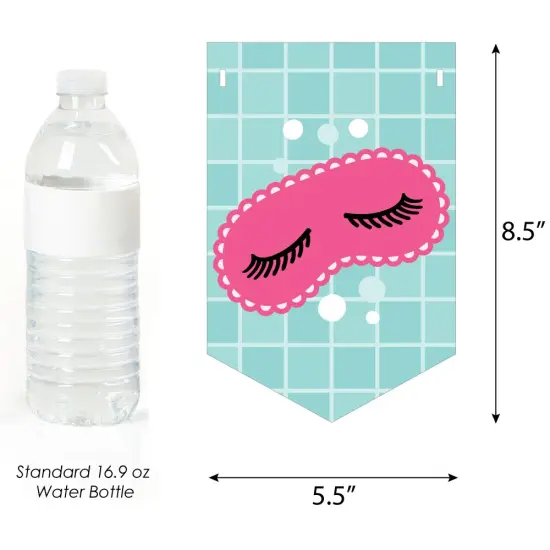 Big Dot of Happiness Spa Day - Birthday Party Bunting Banner - Birthday Party Decorations - Happy Birthday {3}