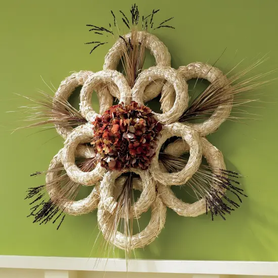 FloraCraft Straw Wreath Form-18" {7}