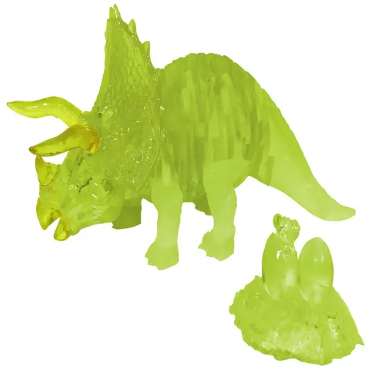 BePuzzled 3D Crystal Puzzle-Triceratops With Baby {1}