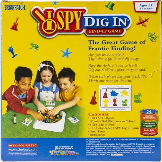 Briarpatch Scholastic I Spy Dig In Find It Game {3}
