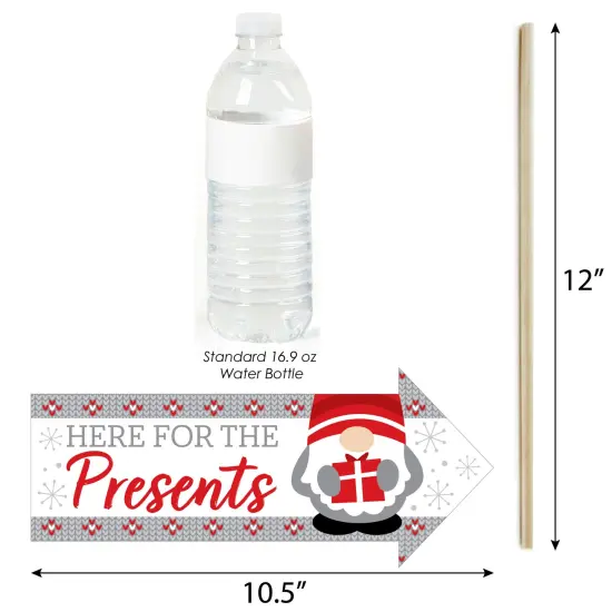 Big Dot of Happiness Funny Christmas Gnomes - Holiday Party Photo Booth Props Kit - 10 Piece {4}