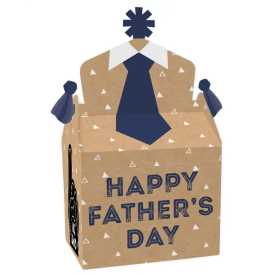 Big Dot of Happiness My Dad is Rad - Treat Box Party Favors - Father's Day Party Goodie Gable Boxes - Set of 12 {1}