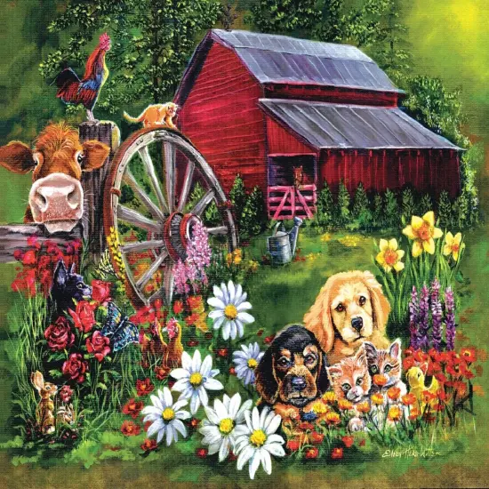 Sunsout Sweet Country 500 pc Jigsaw Puzzle 60410 {1}
