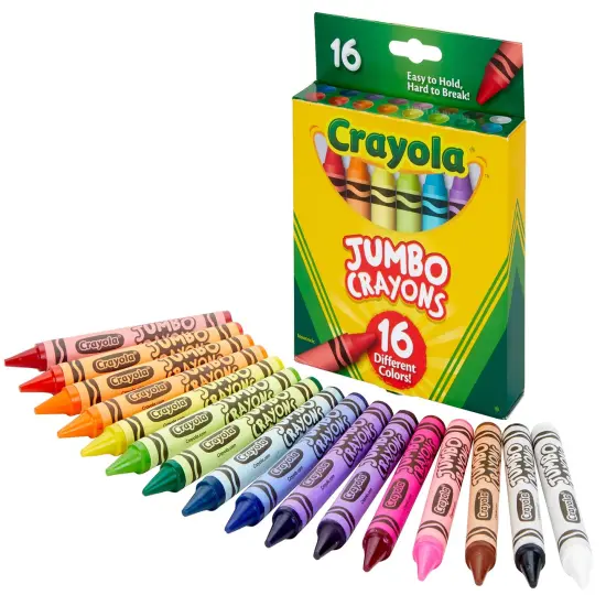 Crayola Jumbo Crayons-16/Pkg {4}