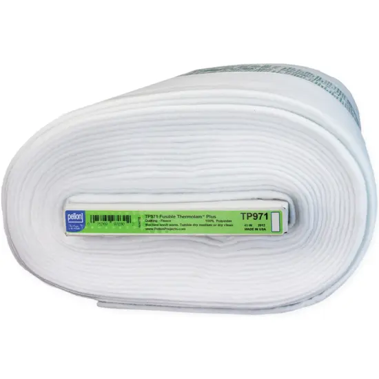 Pellon Thermolam Plus Fusible Fleece-White 45"X15yd {1}