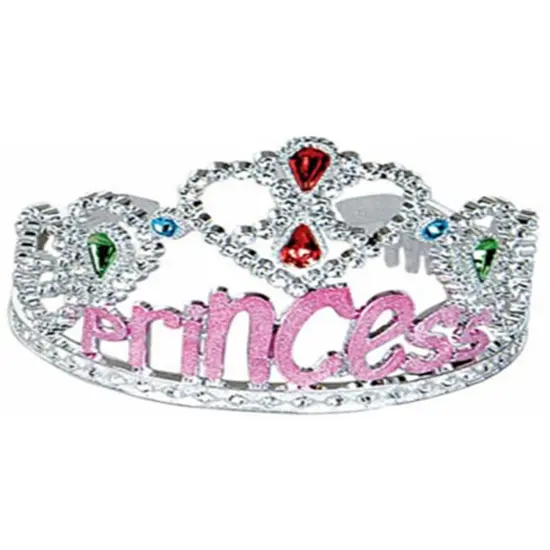 Princess Costume Pink Gems Tiara Birthday Party Hat {1}