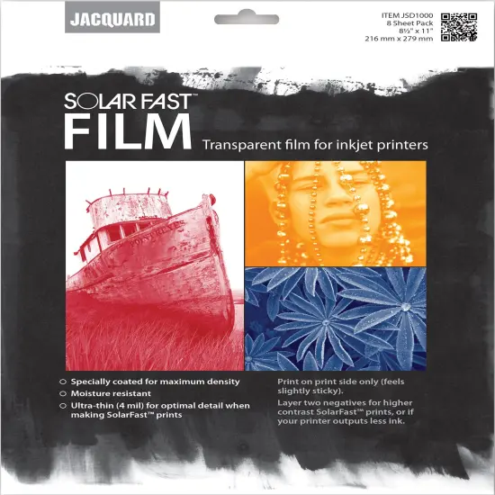 Jacquard SolarFast Film 8/Pkg {1}