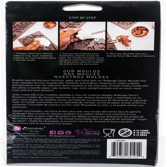 Prima Marketing Re-Design Mould 5"X8"X8mm-Sicilian Borders {4}