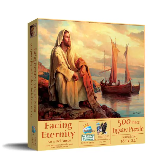 Sunsout Facing Eternity 500 pc Easter Jigsaw Puzzle 44443 {3}