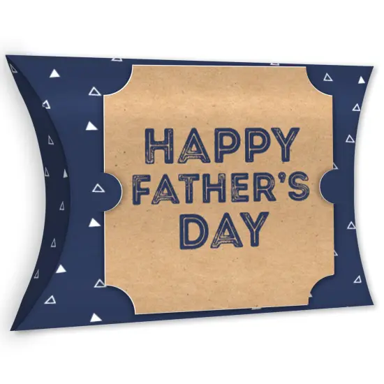 Big Dot of Happiness My Dad is Rad - Favor Gift Boxes - Father's Day Party Large Pillow Boxes - Set of 12 {1}