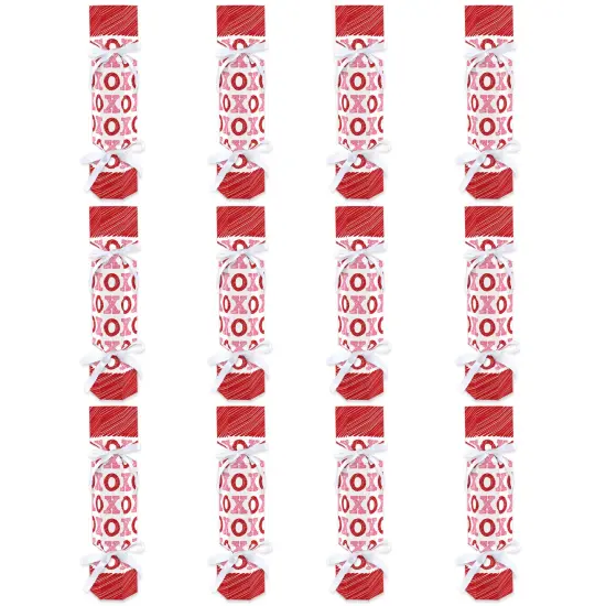 Big Dot of Happiness Conversation Hearts - No Snap Valentine&rsquo;s Day Party Table Favors - DIY Cracker Boxes - Set of 12 {6}