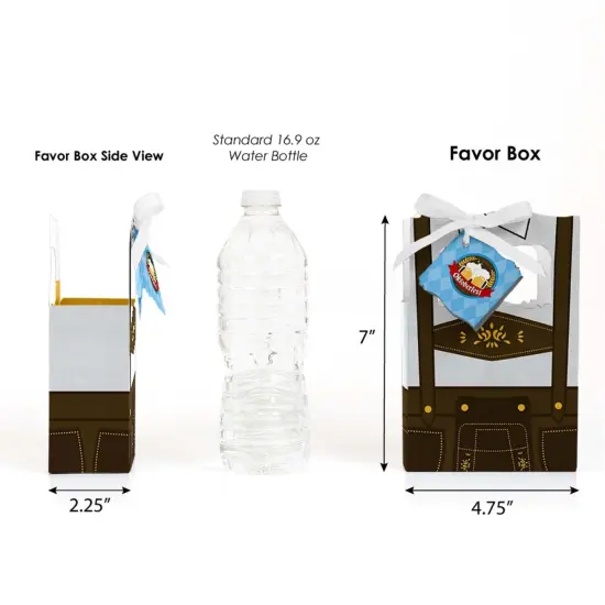 Big Dot of Happiness Oktoberfest - Beer Festival Favor Boxes - Set of 12 {3}