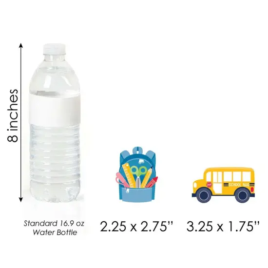 Big Dot of Happiness Back to School - Diy Shaped First Day of School Classroom Decoration Cut-Outs - 24 Count {6}