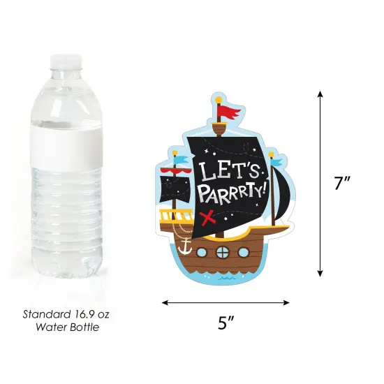 Big Dot of Happiness Pirate Ship Adventures - Decorations DIY Skull Birthday Party Essentials - Set of 20 {6}