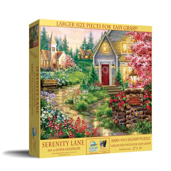 Sunsout Serenity Lane 1000 pc Large Pieces Jigsaw Puzzle 57225 {3}
