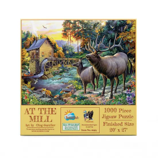 Sunsout At the Mill 1000 pc Jigsaw Puzzle 61915 {4}