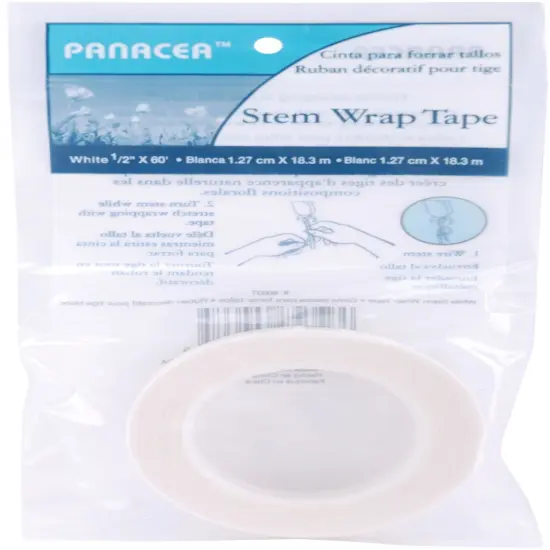 Panacea Stem Wrap Tape .5"X60'-White {1}