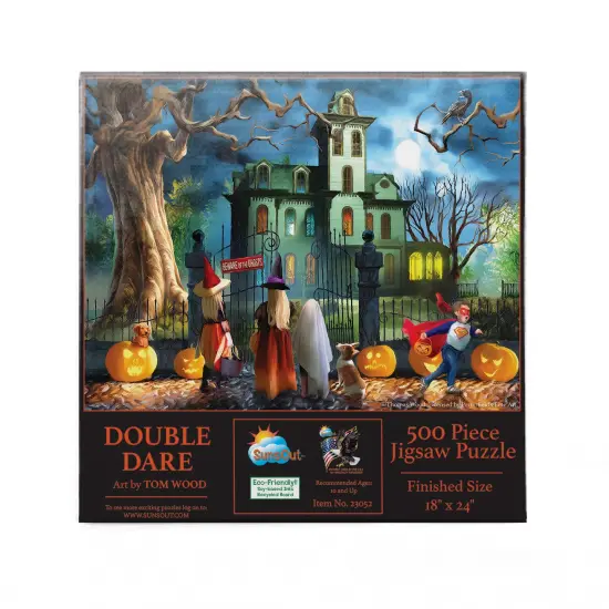 Sunsout Double Dare 500 pc Halloween Jigsaw Puzzle 23052 {4}