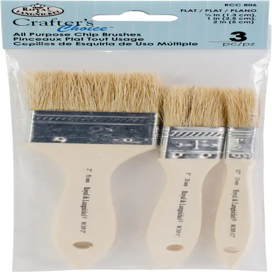 Crafter's Choice All Purpose Chip Brush Set 3/Pkg {1}
