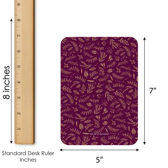 Big Dot of Happiness Elegant Thankful for Friends - Bingo Cards and Markers - Friendsgiving Thanksgiving Party Bingo Game - Set of 18 {6}