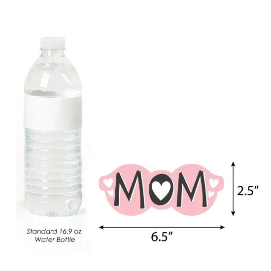 Big Dot of Happiness Baby Gender Reveal Glasses - Paper Card Stock Team Boy or Girl Party Photo Booth Props Kit - 10 Count {6}