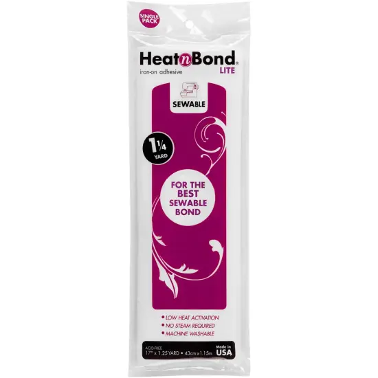 Thermoweb HeatnBond Lite Iron-On Adhesive-17"X45" {1}