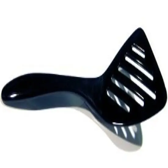 Mini Slotted Turner, 7 3/8" Black {1}