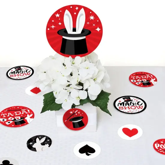 Big Dot of Happiness Ta-Da, Magic Show - Magical Birthday Party Giant Circle Confetti - Party Decorations - Large Confetti 27 Count {7}