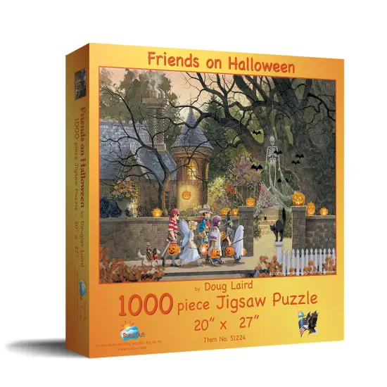 Sunsout Friends on Halloween 1000 pc Halloween Jigsaw Puzzle 51224 {3}