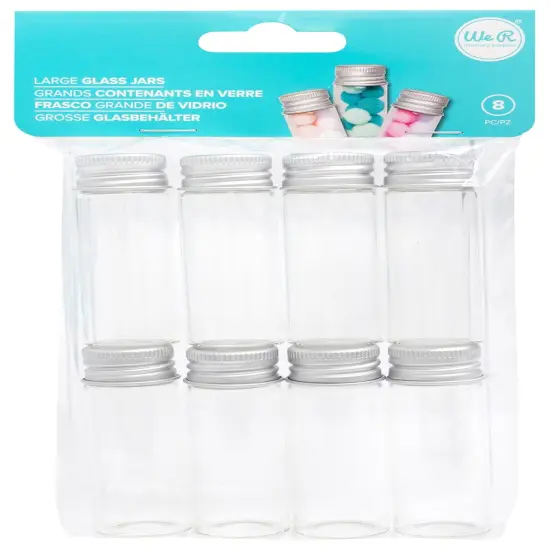 We R Storage Glass Storage Jars 8/Pkg-Large {1}