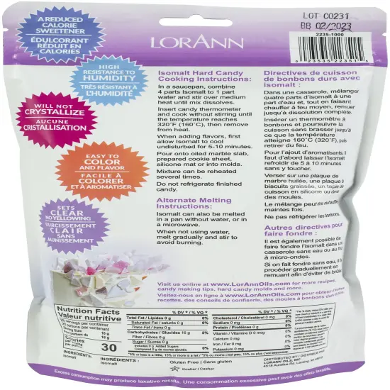 LorAnn Isomalt Granular Crystals-1lb {2}