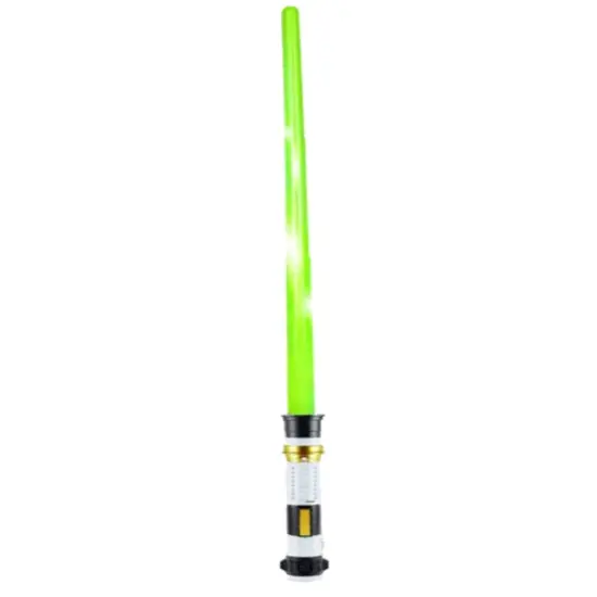 Green Retractable Galaxy Laser Sword Toy Costume Accessory {1}