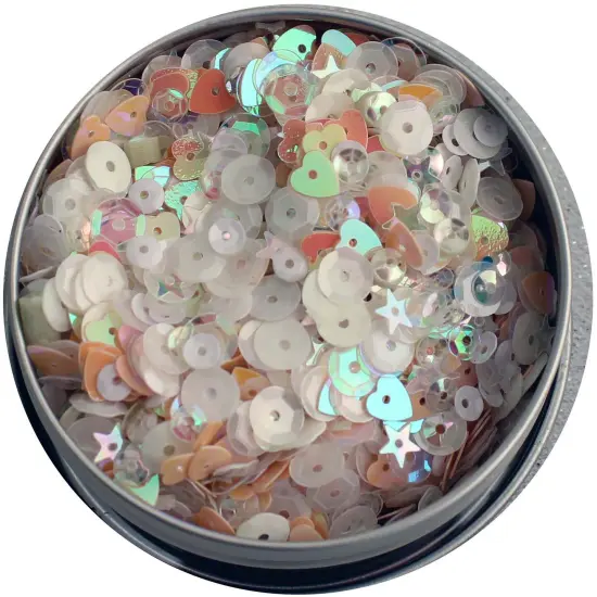 Buttons Galore 28 Lilac Lane Tin W/Sequins 40g-Fairy Sparkle {2}