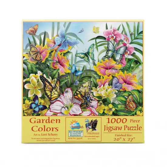 Sunsout Garden Colors 1000 pc Jigsaw Puzzle 34928 {4}